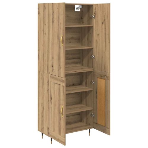 Висок шкаф Дъб 69,5 x 34 x 180 см Инженерна дървесина