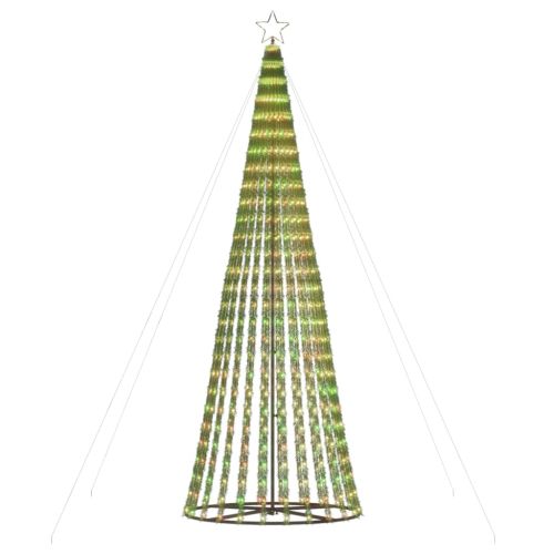 LED коледна елха 688 LED цветна 300 см