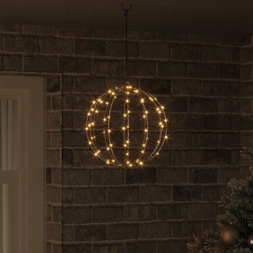 Топка Топло бяло 30 x 30 x 32 см Метал 96 LED светодиода