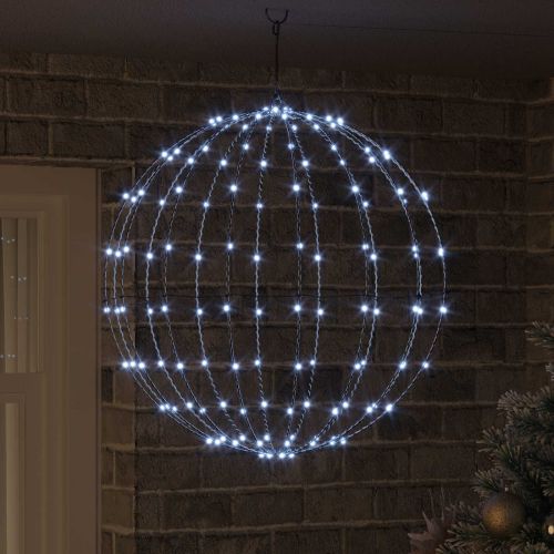 Топка Студено бяло 60 x 60 x 62 см Метал 192 LED светодиода