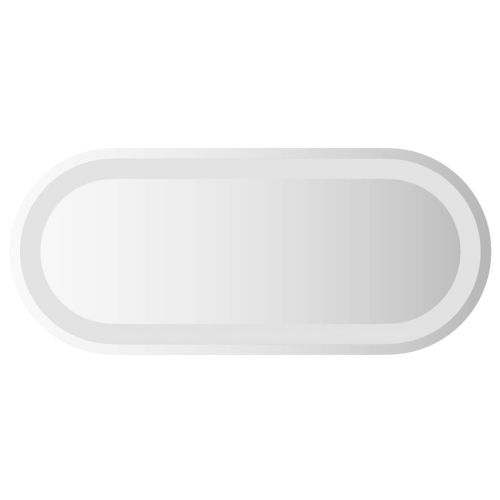LED огледало за баня Прозрачен 60 x 25 cm закалено стъкло
