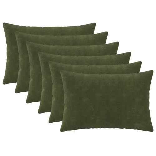 Калъфка за възглавница 6 pcs HEERLEN Зелено 30 x 50 cm