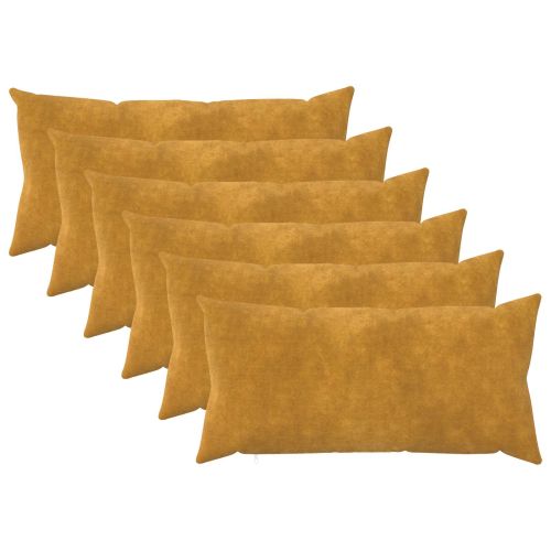 Калъфка за възглавница 6 pcs HEERLEN Жълто 40 x 70 cm