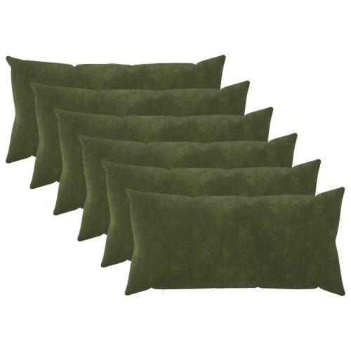 Калъфка за възглавница 6 pcs HEERLEN Зелено 40 x 70 cm