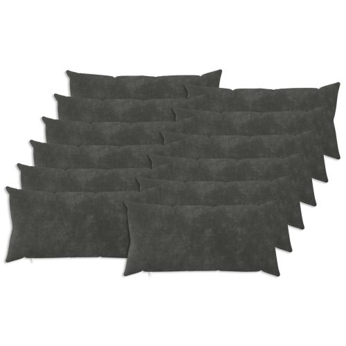 Калъфка за възглавница 12 pcs HEERLEN Антрацит 40 x 80 cm