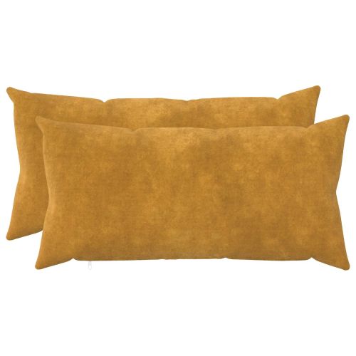 Калъфка за възглавница 2 pcs HEERLEN Жълто 40 x 80 cm