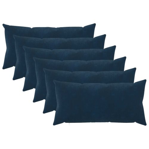 Калъфка за възглавница 6 pcs HEERLEN Синьо 40 x 80 cm