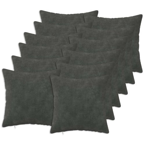Калъфка за възглавница 12 pcs HEERLEN Антрацит 45 x 45 cm