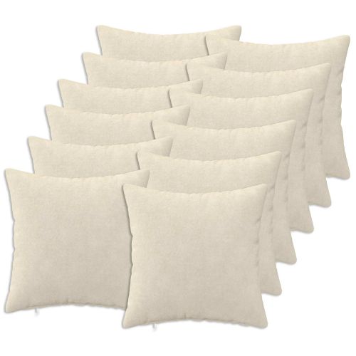 Калъфка за възглавница 12 pcs HEERLEN Кремаво 45 x 45 cm