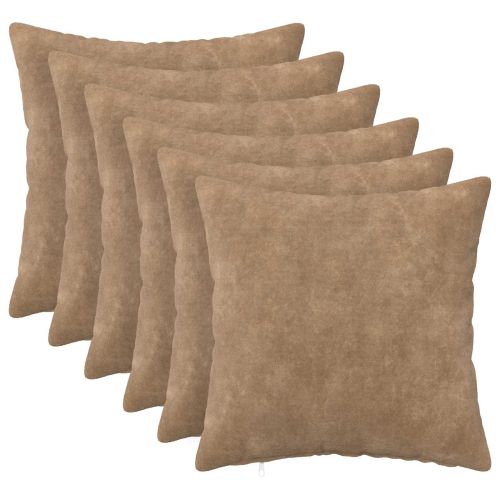 Калъфка за възглавница 6 pcs HEERLEN Таупе 50 x 50 cm