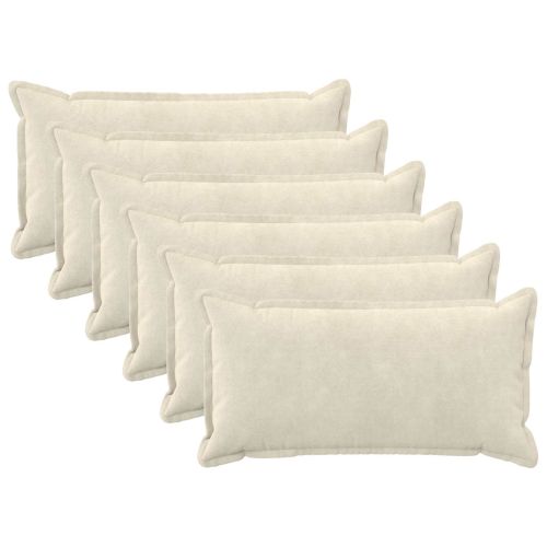 Калъфка за възглавница 6 pcs HOUTEN Кремаво 40 x 70 cm