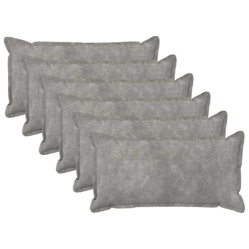 Калъфка за възглавница 6 pcs HOUTEN Светлосиво 40 x 70 cm