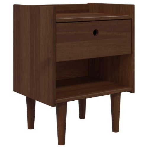 Нощно шкафче BILBAO Тъмен карамел 45 x 35 x 59 см