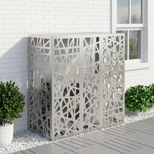 Покритие за климатик Сребристо 110 x 50 x 105 см