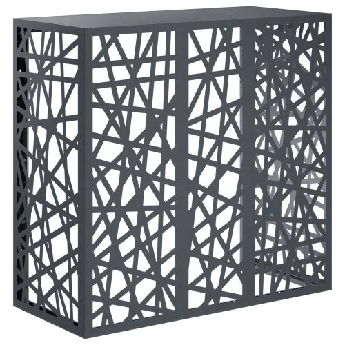 Покритие за климатик Антрацит 110 x 50 x 105 см Стомана