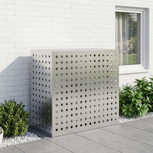 Покритие за климатик Сребристо 110 x 50 x 105 см