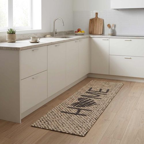 Килим за кухня Бежов дом 300 x 60 см 100% Полиамид Пере се