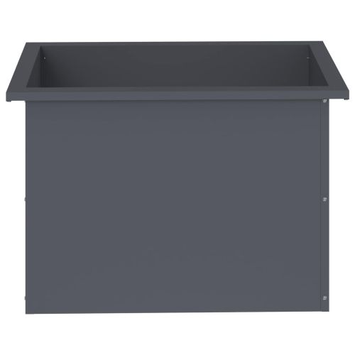 Градинска кашпа с LED осветление Антрацит 40 x 60 x 40 см