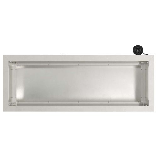 Градинска кашпа с LED осветление Сребристо 30 x 80 x 30 см