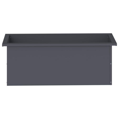 Градинска кашпа с LED осветление Антрацит 30 x 80 x 30 см