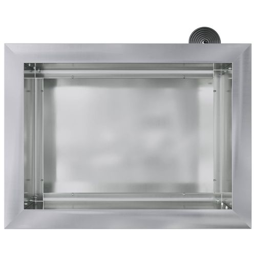 Градинска кашпа с LED осветление Сребристо 30 x 40 x 30 см