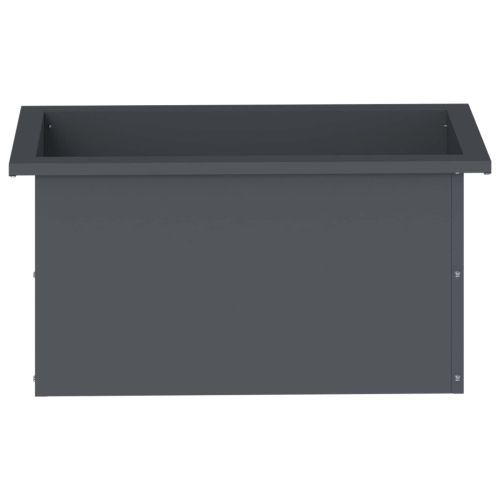 Градинска кашпа с LED осветление Антрацит 30 × 60 × 30 см