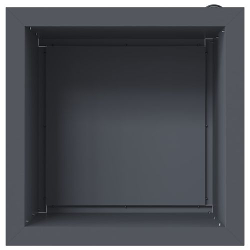 Градинска кашпа с LED осветление 2 бр. Антрацит 40 x 40 x 40 cm