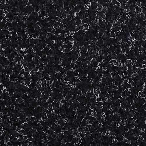 Изтривалки за стълби, самозалепващи се, 15 бр., 65x21x4 см, черни, полукръгли, големи
