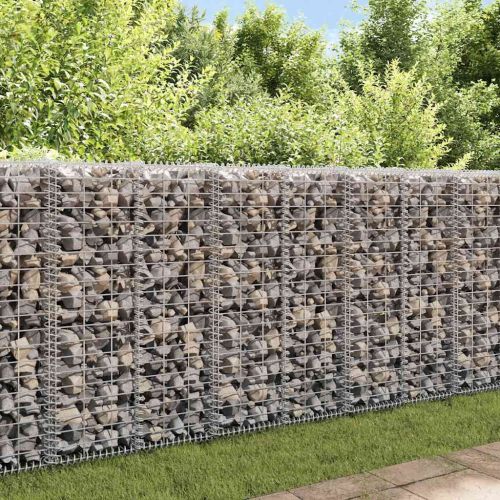 Габион кошница с капаци, поцинкована тел, 100x30x30 см