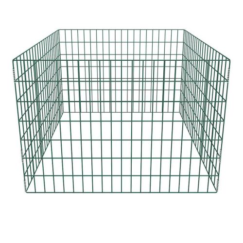 Квадратен мрежест градински компостер, 100x100x70 см