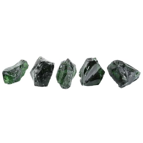 Стъклени камъни за габион, зелени, 60-120 мм, 25 кг