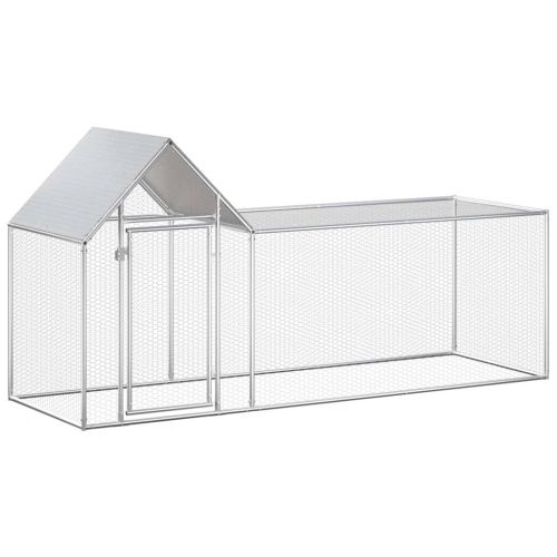 Птичарник, 3x1x1,5 м, поцинкована стомана