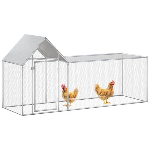 Птичарник, 3x1x1,5 м, поцинкована стомана