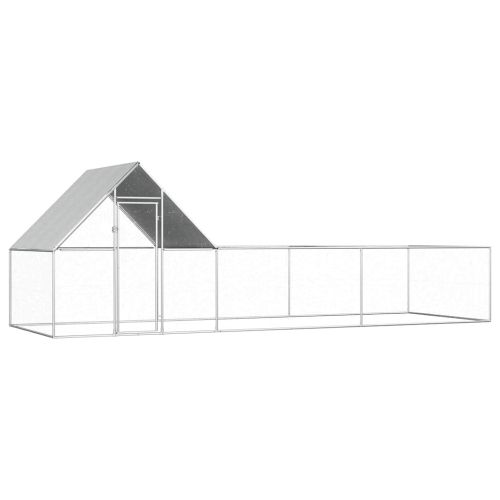 Птичарник, 6x2x2 м, поцинкована стомана