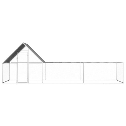 Птичарник, 6x2x2 м, поцинкована стомана