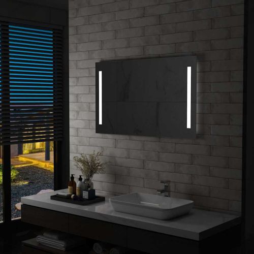 LED стенно огледало за баня 100x60 см