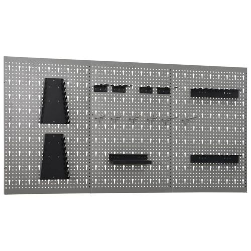 Стенни панели за инструменти, 3 бр, 40x58 см, стомана
