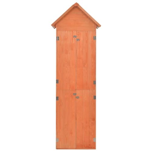 Градински шкаф за съхранение, 71x60x213 см, дърво