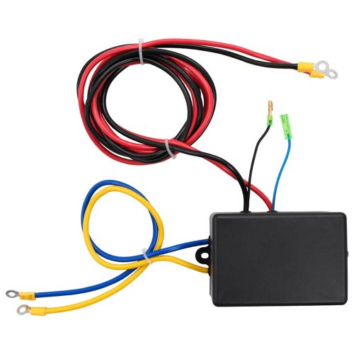 Електрическа лебедка 12 V, 1360 кг, монтажна планка