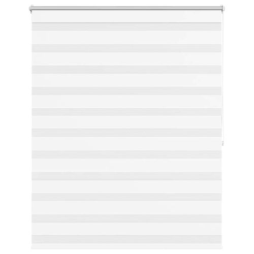 Зебра щора 140,9x175 см Ширина на плат 136,7 см бяла