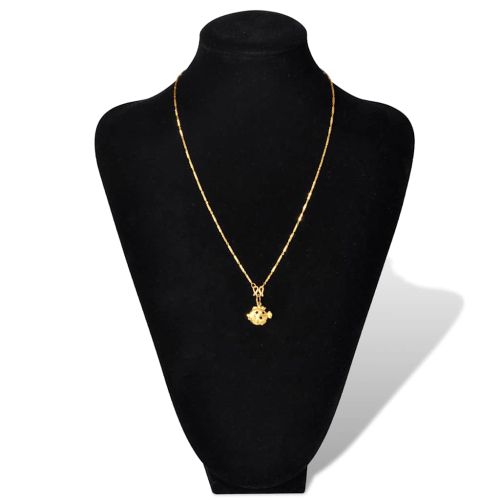 Поставки за бижута, черни, текстил, бюст, 23 x 11,5 x 30 см - 2 броя