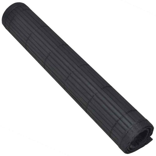 6 Bamboo Placemats 30 x 45 cm Black