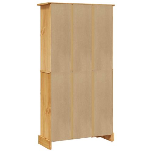 Библиотека с 4 рафта мексикански бор стил Корона 80x29x150 cм