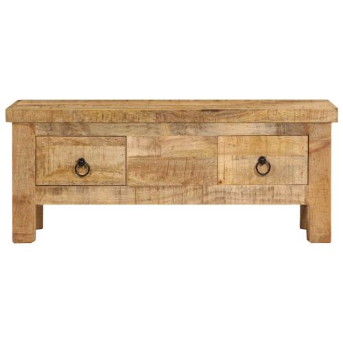 Маса за кафе, 90x45x35 см, мангово дърво масив