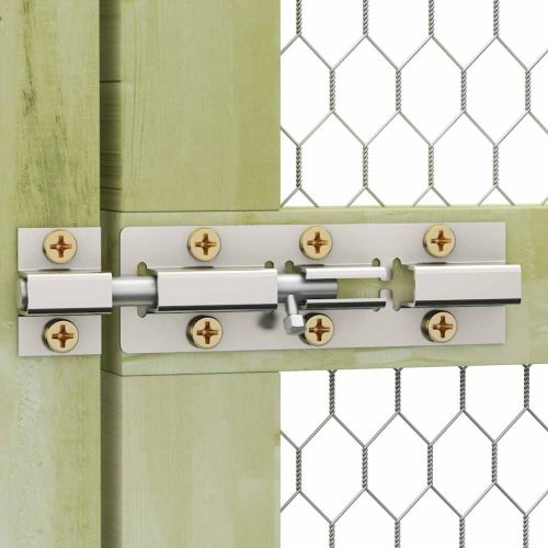 Клетка за пилета, 1,5x9x1,5 м, импрегниран бор