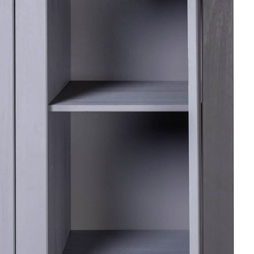 Гардероб с 3 врати, сив, 118x50x171,5 см, бор, Panama Range