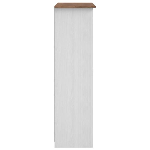 Гардероб с 3 врати, бял, 118x50x171,5 см, бор, Panama Range