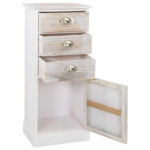 Страничен шкаф 38x28x86 см дърво пауловния