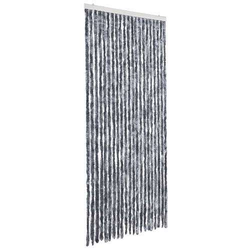 Завеса против насекоми, сребриста, 90x220 см, шенил