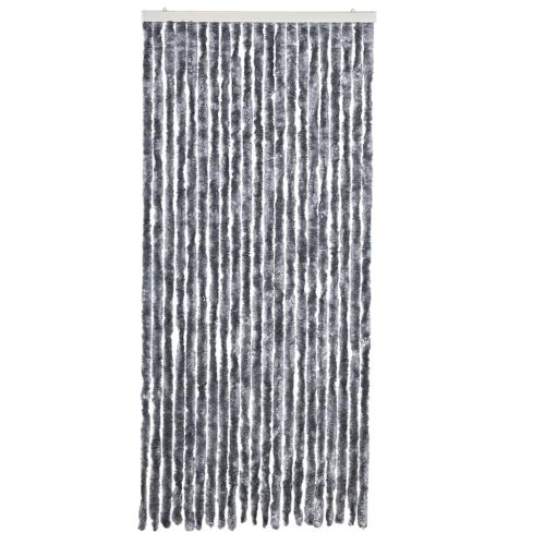 Завеса против насекоми, сребриста, 90x220 см, шенил